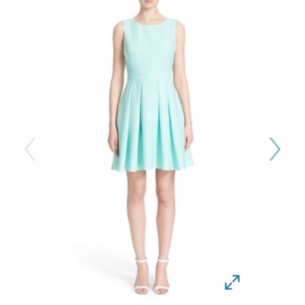 Kate Spade bow back crepe fit & flare dress NWT